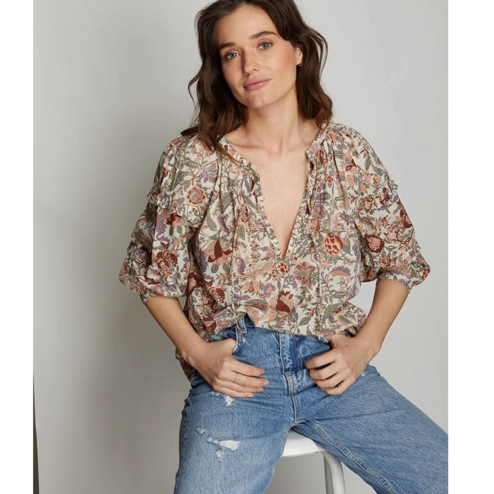 Anthropologie Tops | Love The Label Botanical Tuni